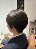 マッシュショート/ショートボブ/丸みショート