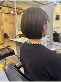 ワンレングスボブ♪