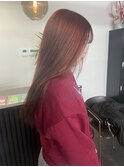 和歌山市で叶うお洒落カラー｜ダブルカラーで艶感レッドに