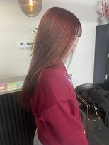 エミタス 柳通り(Emitas.)&nbsp;和歌山市で叶うお洒落カラー｜ダブルカラーで艶感レッドに