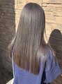 ヘアドゥーポジャ 藤岡店(hair Do poja)&nbsp;【暗めグレーベージュ】ブリーチ後オンカラーで透明感アップ