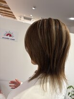 アズールサン 草加西口店(azule-sun) ハイライトカラー,アンブレラカラー,グレージュ,ウルフ【草加】