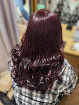 美容室 アクター ブリーチ無しで叶うピンクカラー