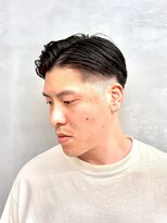 サームマン 人形町(SARM MAN)&nbsp;フェードで魅せる王道オールバックショート