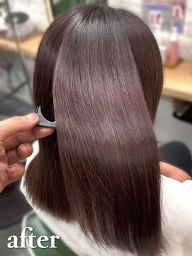 アイスタイルプレミアム フジ三篠店(I STYLE premium) 髪質改善水素ケアカラー+頭浸浴&美髪クレンジング