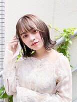 エクラート イーリス 高田馬場店(ECLART IriS)&nbsp;高田馬場・やわらかく動く明るめボブ