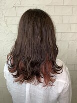 アルカンジュ 川口駅東口(archange by anyhow)&nbsp;秋冬人気のインナーカラー【モカレッド】