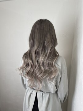 リタ(rita) #プルエクステ　#ブリーチ　#ハイライト　#グレージュ　#韓国