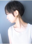 【morio池袋】20代30代 大人可愛い刈り上げハイライトショート
