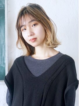 アイティー バイ アルバム 浦和店(IT by ALBUM) ニュアンスボブ_マロンベージュAラインボブ_ba8499