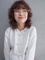 カンナ(Canna)&nbsp;くるくるパーマ/ウルフボブ/マロンベージュ/髪質改善/tokio/20代