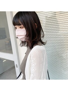 ミント(mint) ウルフカット/ウルフボブ/ウルフショート/グレージュ