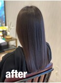【髪質改善】ナチュラルストレートロブ