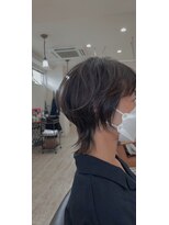 ラボヌール ヘアーウル 春日部西口店(La Bonheur hair heureux) 大人ウルフ