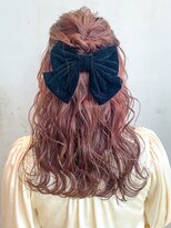 アイティーバイアルバム 八王子店(IT by ALBUM) チェリーブラウン_外ハネボブセクションカラー_ba393041