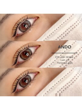 アンド(ANDO) Eye Lash Perm Parisienne style【本町】