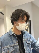 トレス(TRESS)&nbsp;センターパート　レイヤーボブ　ハイライト