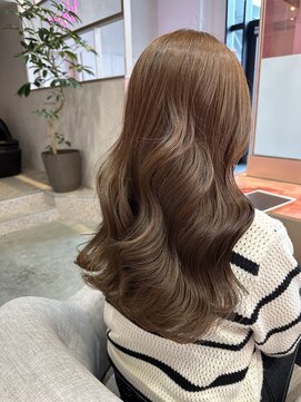 ウィクシーミミ 栄矢場町店(wixy mimi) 【wixy mimi/栄 矢場町/Seito】明るい髪の毛でも透明感カラー