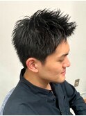束感アップバングショート/刈り上げ/ツーブロック/ビジネス/練馬