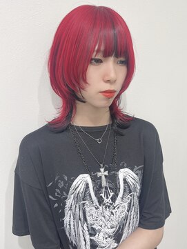 アンリ(Anli) 【Anli】ウルフカット×レッド