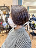 ビュートリアム265(BEAUTRIUM 265) ショートヘア/銀座/ハイライト/ショートボブ/ベージュ/前下がり