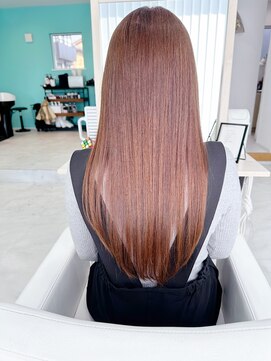 ユーフォリア(Euphoria.) 大人可愛い縮毛矯正×カラー×ハホニコトリートメント