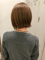 オーストヘアーフィガロ 本通り店(Aust hair Figaro) くびれボブ×オリーブベージュ本通/美容室/Aust