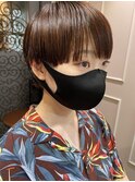 マッシュショート☆メンズライク☆アースカラー