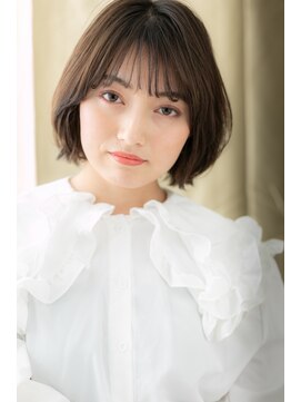カバーヘアアンドスパ ブリス 浦和(COVER HAIR&SPA bliss) ステップボーンカットひし形ショートくびれボブY浦和20代30代