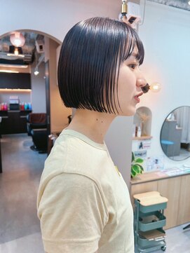 シビバイレボ(CIBI by revo) 地毛風カラー/ナチュラルレイヤーカット/ショートボブ[船橋]