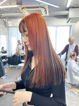 オーオシカシカスペース(OOO YY Space) アンブレラカラー/オレンジカラー/オレンジベージュ