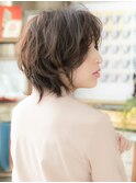 ★フレンチカジュアルこなれヘアくせ毛風ウルフ20代30代40代★10