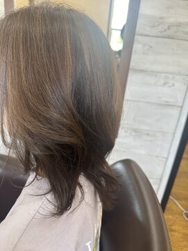 ピース 大島店(Peace) 髪質改善カラー／ショートボブ／ショートヘアー／50代／40代