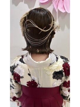 ブリエ(briller) TAKAKOstyle☆袴 ボブ 外ハネスタイル