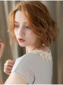 □ハイトーンカラー透明感オレンジベージュ404-3上尾20代30代