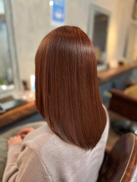 スローネ(THRONE) 艶カラー／髪質改善／新宿／20代30代40代