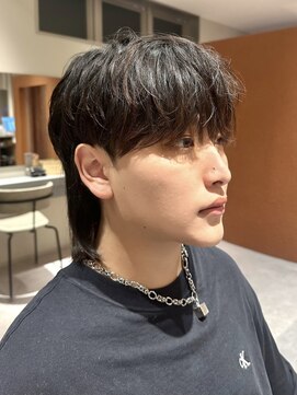 ノラギンザユー(NORA GINZA/U) マレットヘアメンズウルフメンズヘア韓国ヘア韓国メンズヘア