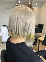 エイン(eine)&nbsp;裾カラー/イエロー/アンブレラカラー/ハイトーン