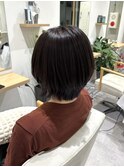 レイヤーボブ/レイヤーカット/ココアグレージュ/佐久間凪沙