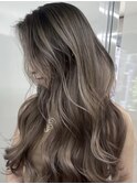 クラゲヘアー/小顔に見せるヘア/ココアベージュ/銀座駅
