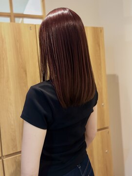 モーント(MOND) 艶カラー☆バーガンディレッド