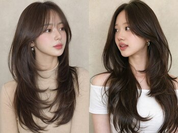 シエル 大名店(CIEL)の写真/『垢抜けはミディアム＆ロングでつくる』顔まわり×レイヤーが鉄板【大名】