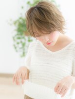 プリモア サロン ハナレ 綾瀬(primoA salon HANARE)&nbsp;綾瀬/髪質改善/ミルクティーブロンド♪レイヤーショートボブm