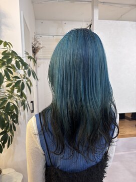 チャメヘアー(chame HAIR) 【ケアブリーチフル】カット+ブリーチデザインカラー