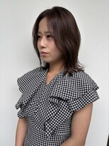 ヘアサロン フラット(Hair salon flat) 外ハネ × 顔周りレイヤー