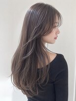 シンク オモテサンドウ(sync omotesando)&nbsp;アッシュベージュ/グレージュカラー/レイヤーカット/髪質改善