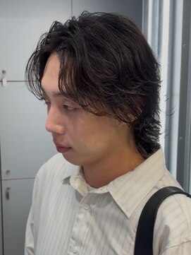 フィフス トウキョウ (fifth TOKYO) 無造作に決まるメンズミディアムボブツイストスパイラルパーマ