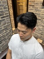 ミリオンバックス 神田店(Million Bucks)&nbsp;現代風クラシック七三パートスタイル【men's/神田/床屋】