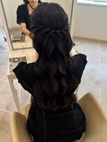 ディティカ ルーク(Dityca luk) half upヘアアレンジ