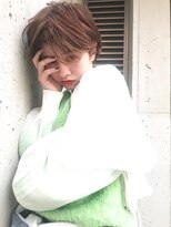 エムスラッシュ みなとみらい馬車道店(M SLASH)&nbsp;M.SLASH馬車道/インナーカラー/外国人風/かき上げ/小顔ショートz